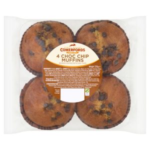Choc Chip Muffins x4