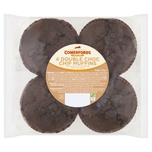 Double Choc Chip Muffins x4
